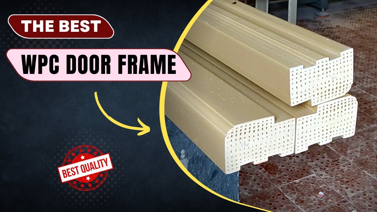 THE BEST QUALITY WPC DOOR FRAME | WPC DOOR FRAME MAKING | EEZEE BOARD #wpc #wpcdoor #wpcdoorframe
