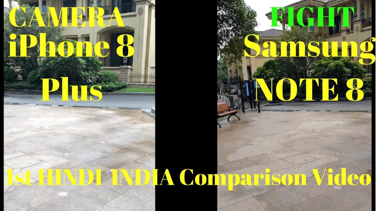 iPhone 8 Plus Camera Test !!! Fight with Samsung Note 8