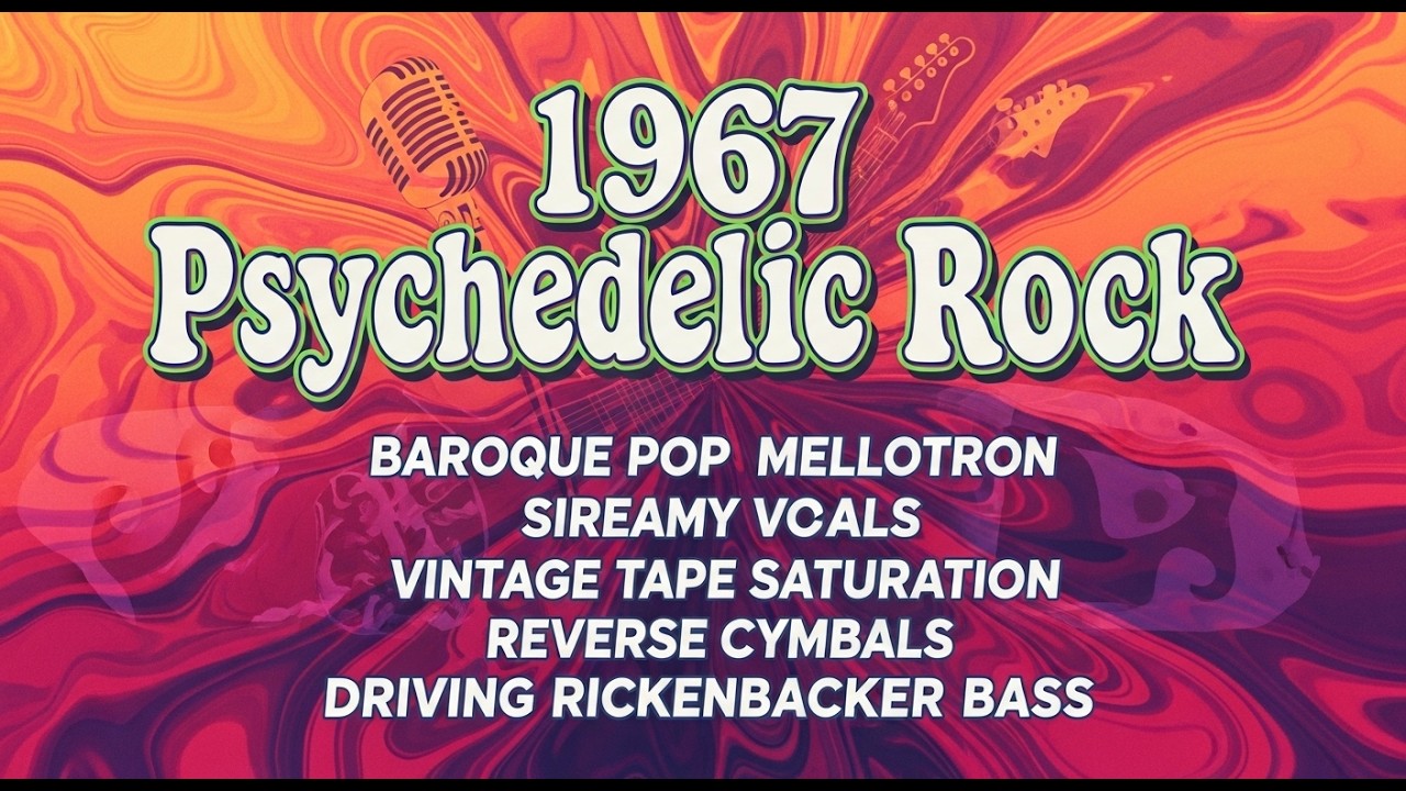 1967 Psychedelic Rock Baroque Pop Fusion | Mellotron & Sitar Dreamscapes