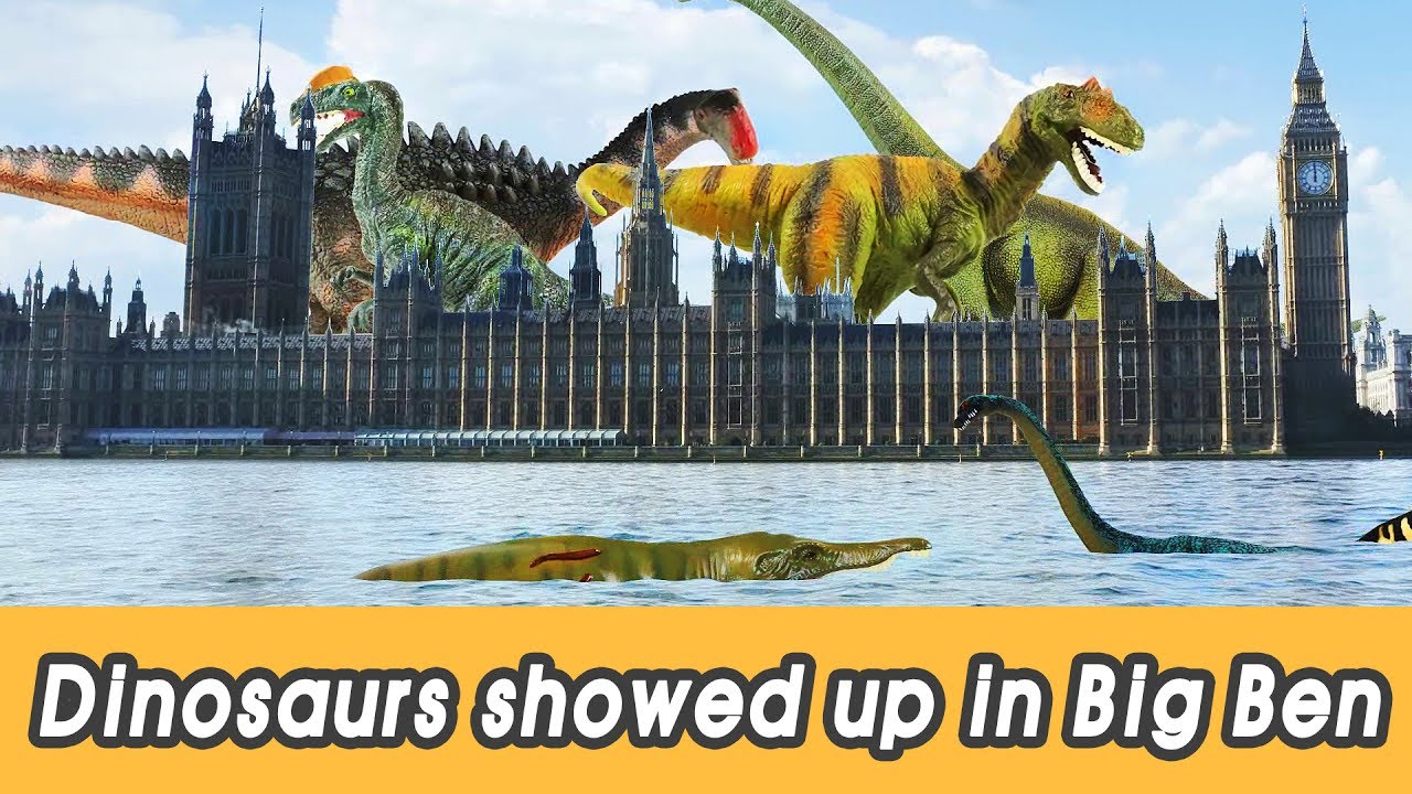 [EN] #95 Dinosaurs showed up in Big Ben, kids education, Dinosaur movie, CollectaㅣCoCosToy