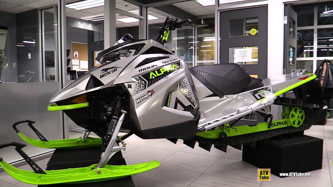 Arctic Cat Mountain Cat Alpha One Snowmobile 2020 Model - Walkaround Tour
