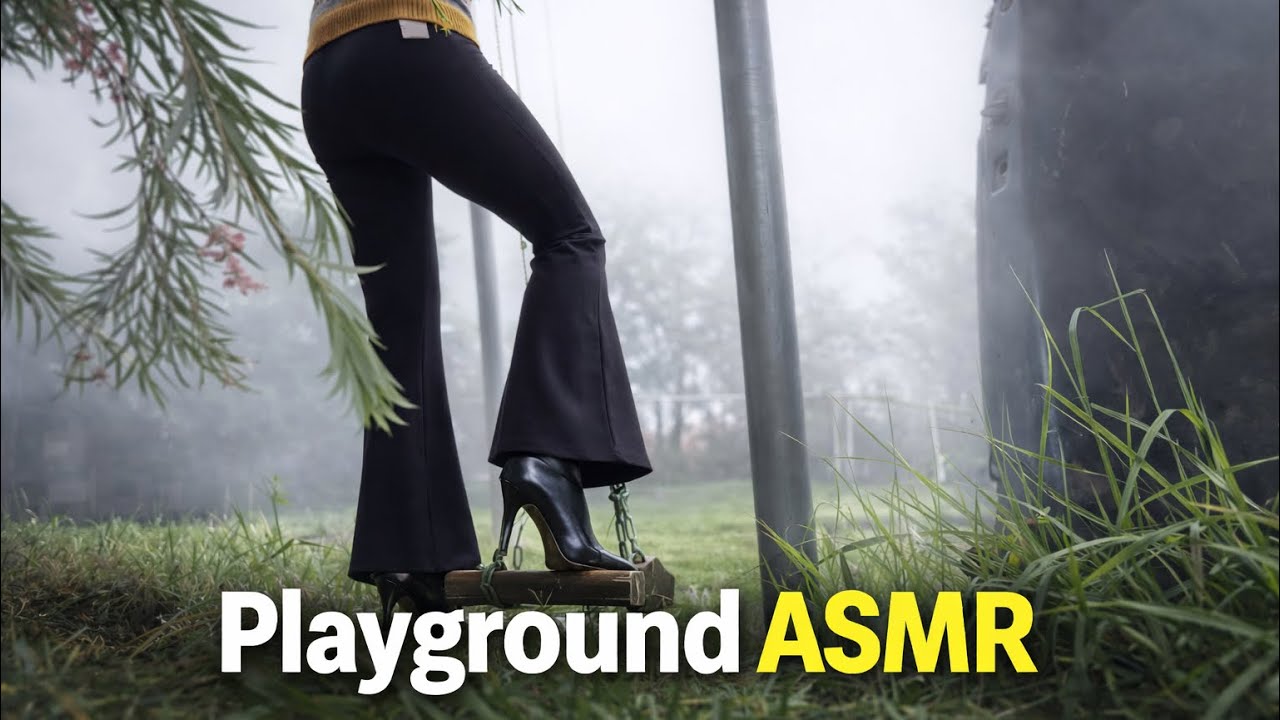 Swinging in stiletto boots / ASMR