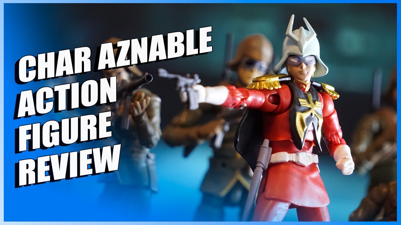 Char Aznable Action Figure Review [Gundam GMG MegaHouse]