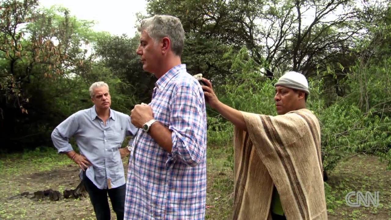 Peru: Shaman gives Anthony Bourdain a spiritual bath (Parts Unknown)