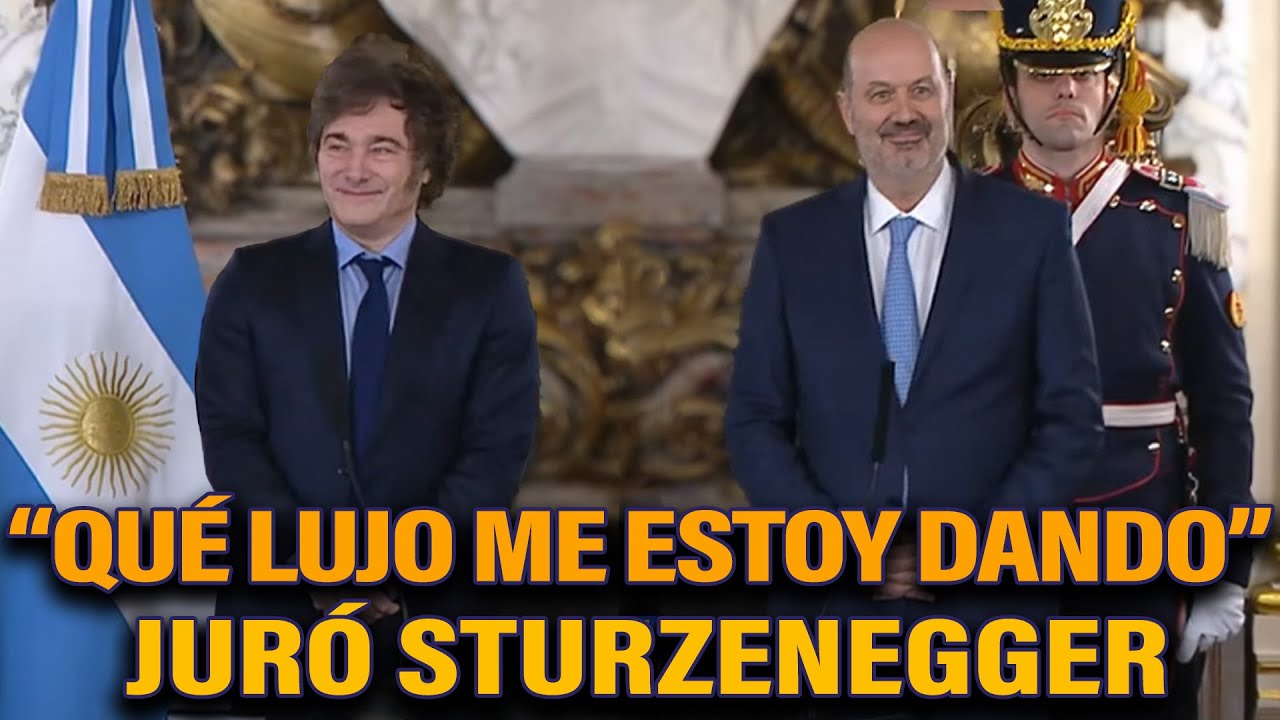 MILEI LE TOMÓ JURAMENTO A STURZENEGGER COMO MINISTRO DE DESREGULACIÓN | URGENTE MILEI