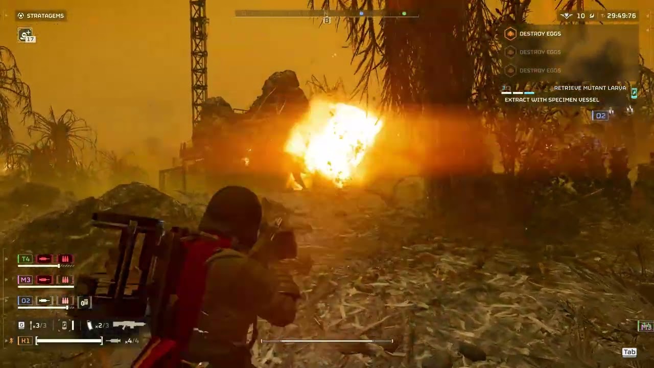 Helldivers 2: Dropping on bug world NIVEL 43