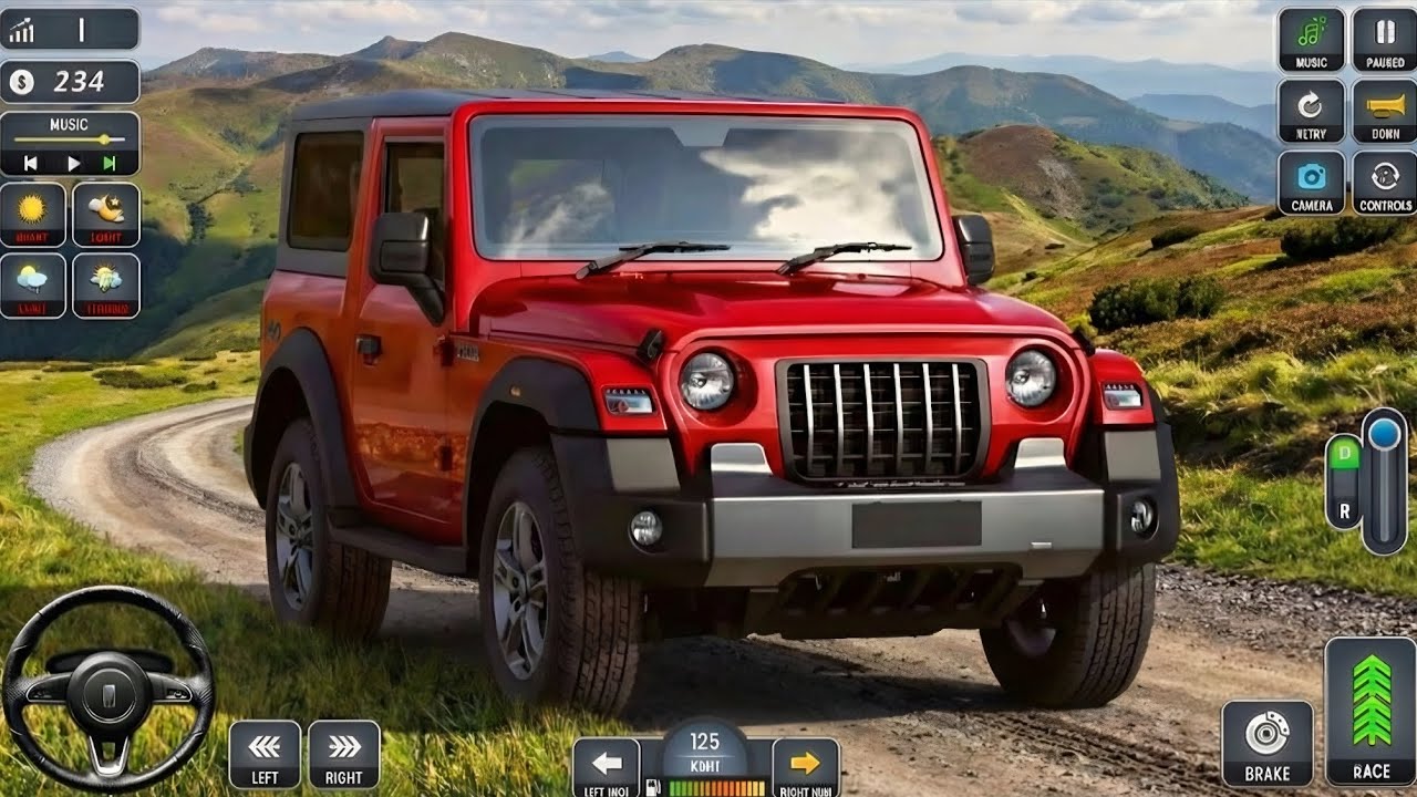 4x4 Offroad Jeep Driving Simulator 3D - Drive SUV 4x4 jeep Offroad Game - Android GamePlay Lv2