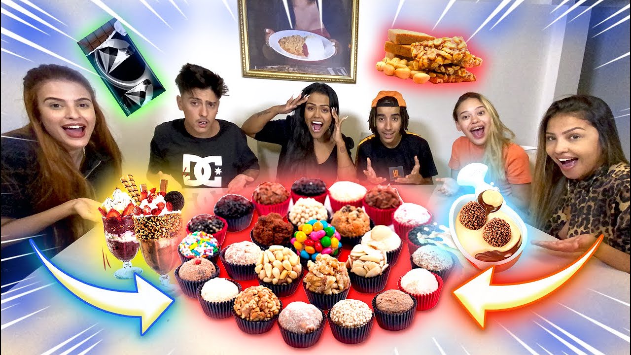 EXPERIMENTANDO OS DOCES FAVORITOS DOS MEUS AMIGOS !!!