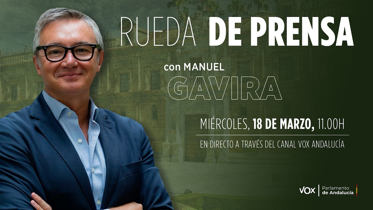 🔴  DIRECTO | Rueda de prensa de Manuel Gavira