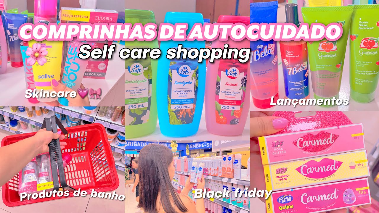 VLOG COMPRINHAS DE AUTOCUIDADO + self care shopping🧸💗🛍️