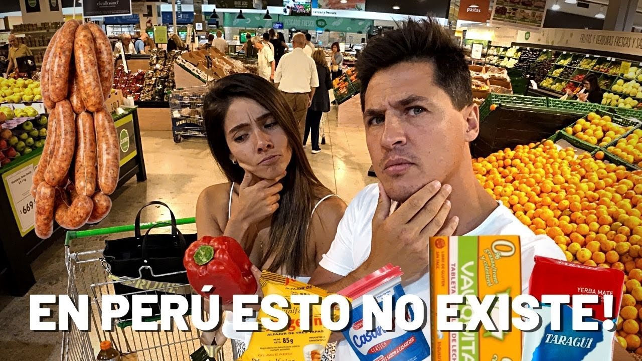 PERUANA VISITA SUPERMERCADO ARGENTINO y se sorprende!!! 😲 🛒