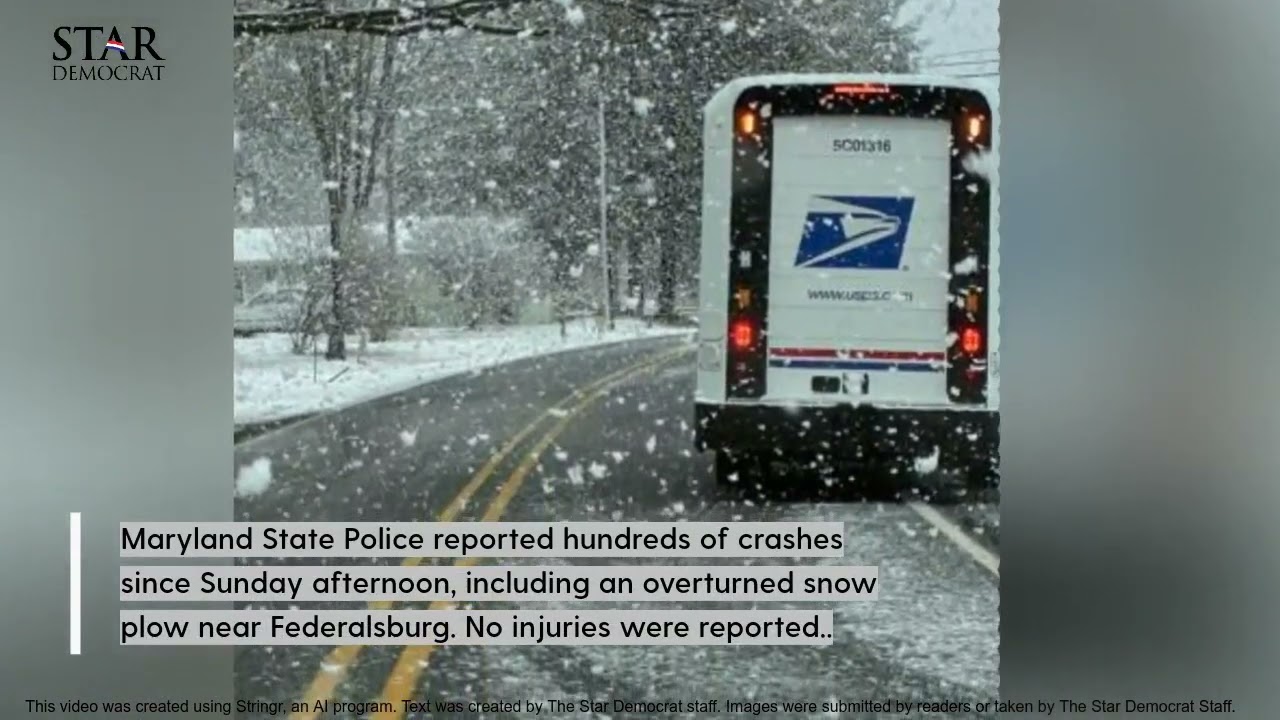 Mid-Shore Snowfall Report for Monday, Feb. 23, 2026