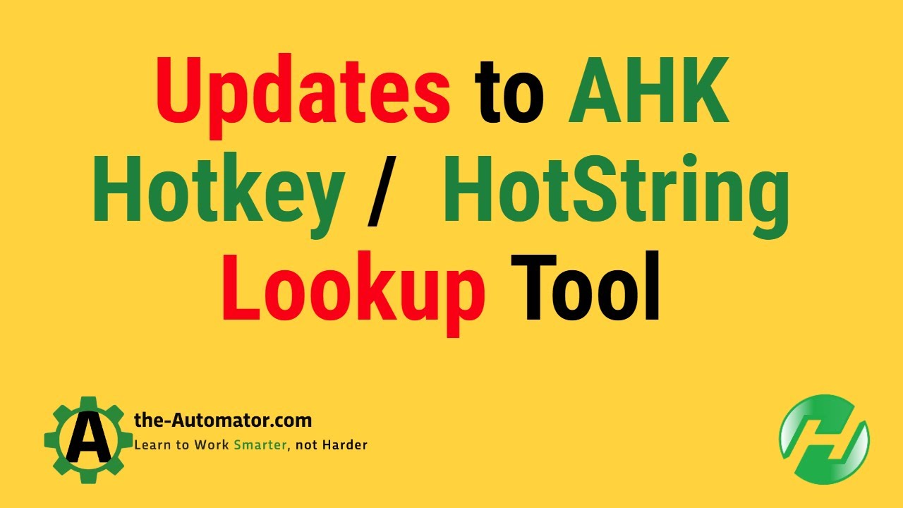 Обновления инструмента поиска строк горячих клавиш AHK Hero Extract