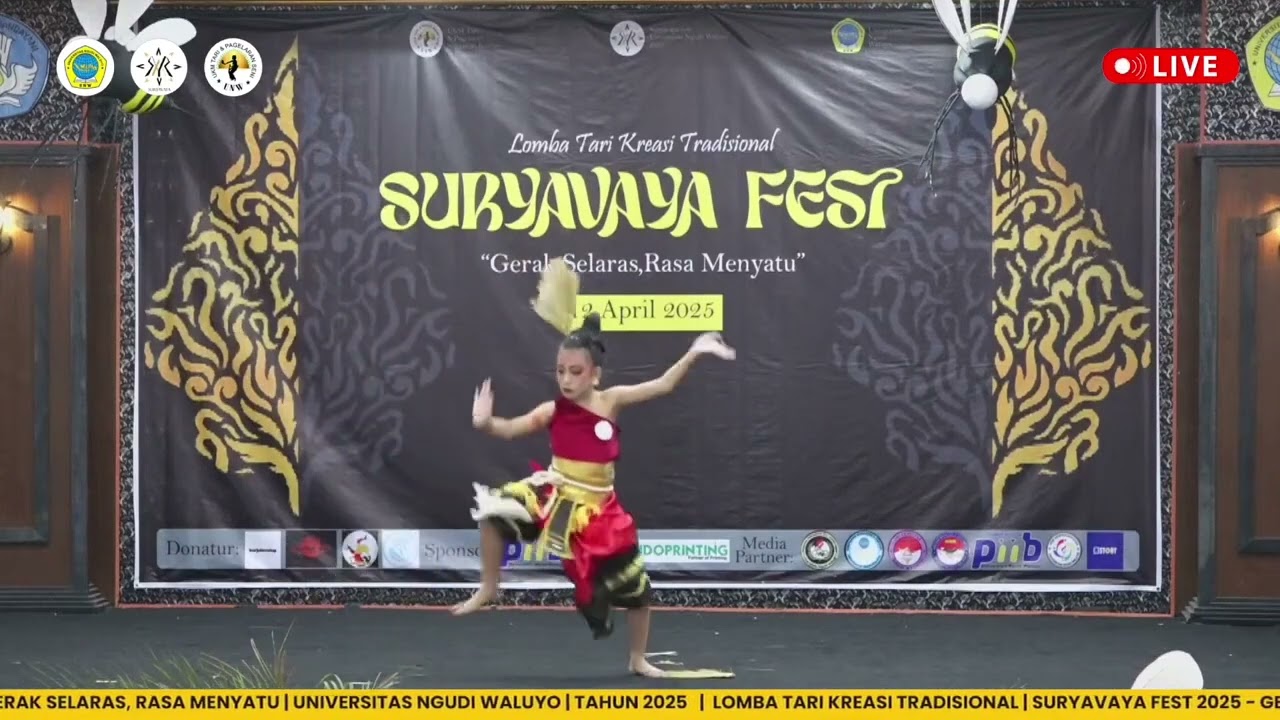 Tari Ngganong Oleh Si Cantik Jasmine Asyila Rahma bikin merinding 😱 di Universitas Ngudiwaluyo