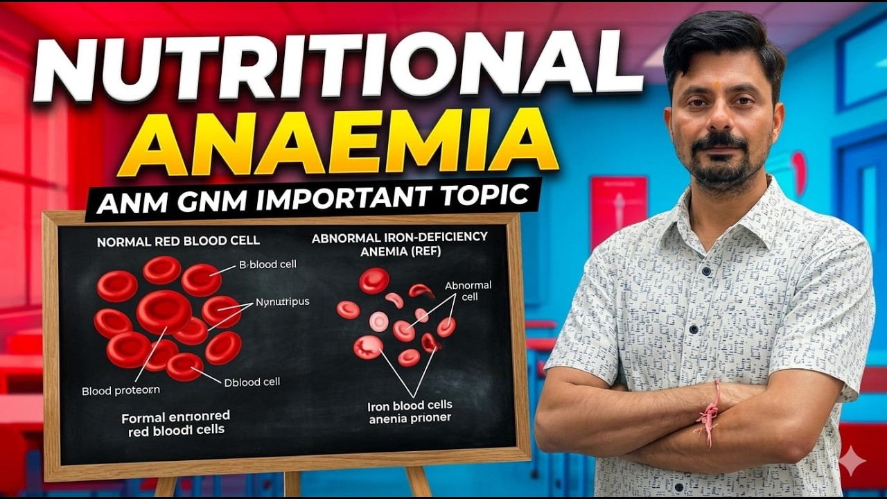 Nutritional Anaemia | ANM / GNM Nursing Important Topic | खून की कमी पूरी जानकारी