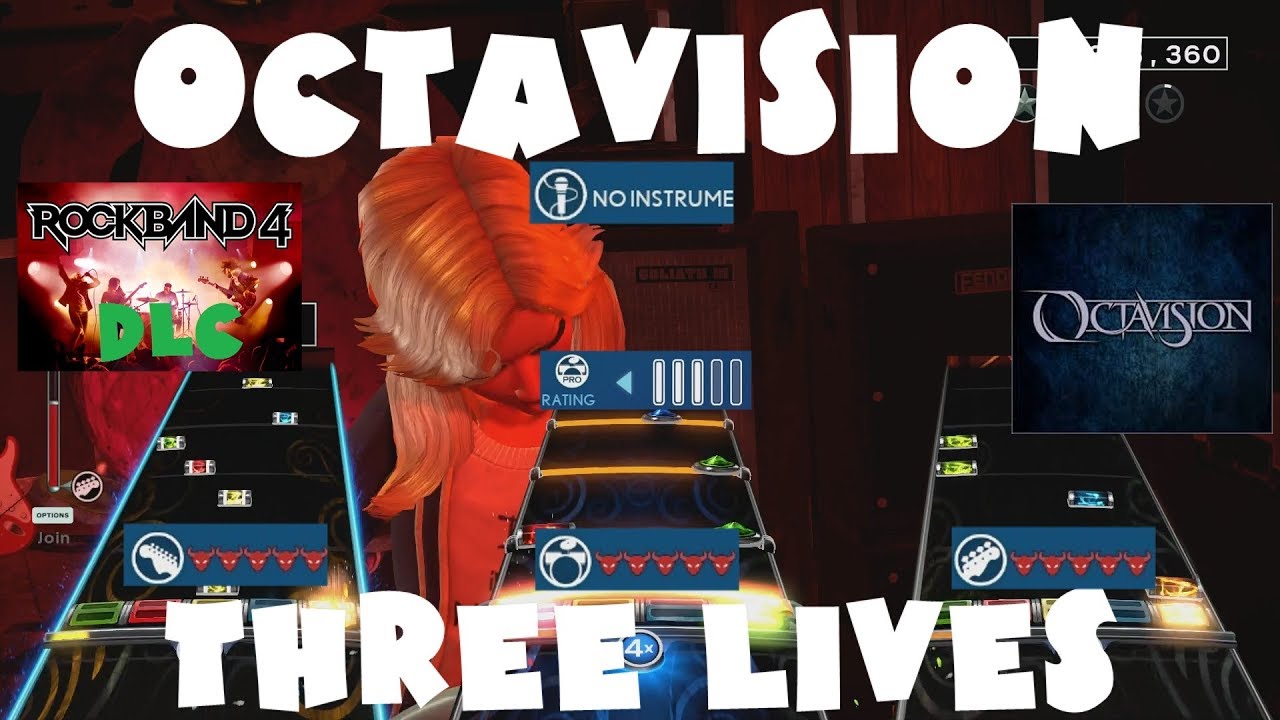 Octavision - Three Lives - Rock Band 4 DLC Expert Full Band (October 25th, 2018)