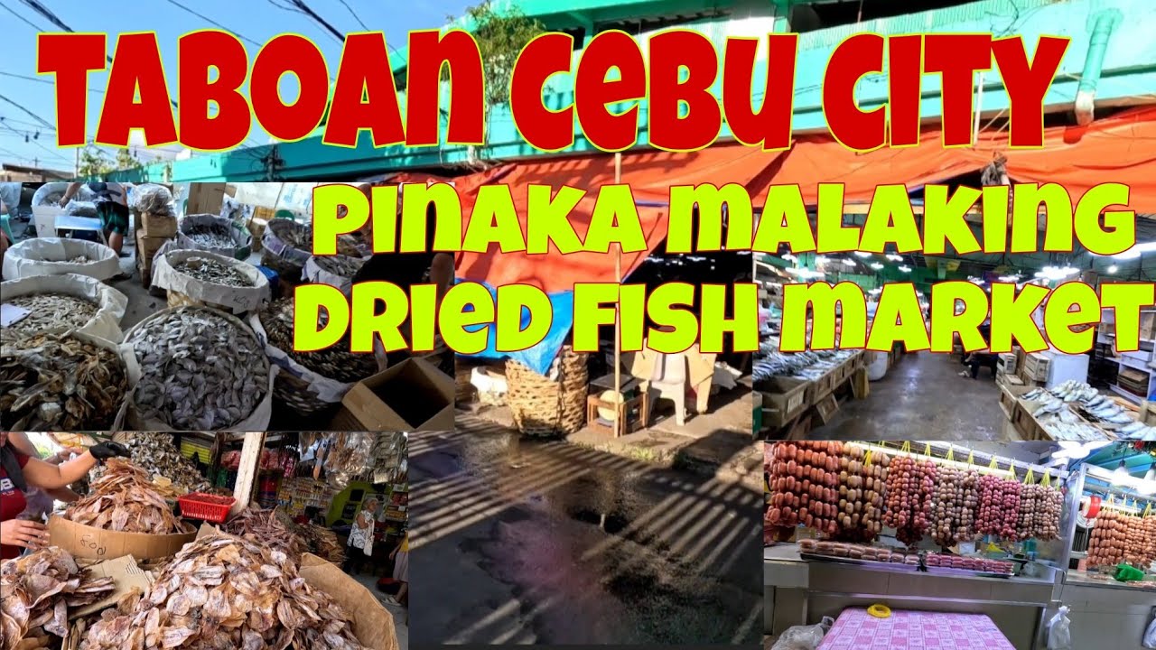 Cebu city | Taboan dried fish market | Nakaka lula sa dami ng dried fish