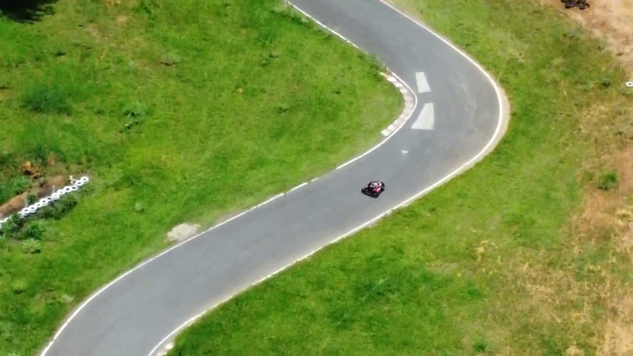 Drone DJi voo sobre o Kartódromo Felipe Massa  -: Patrocínio MG