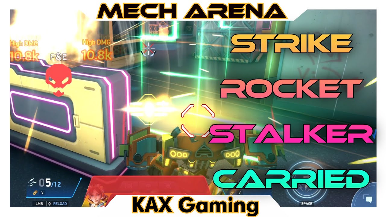 Unexpected 1v2 in CPC🤐 | Strike Rocket 12 MAX Stalker👌- Mech Arena