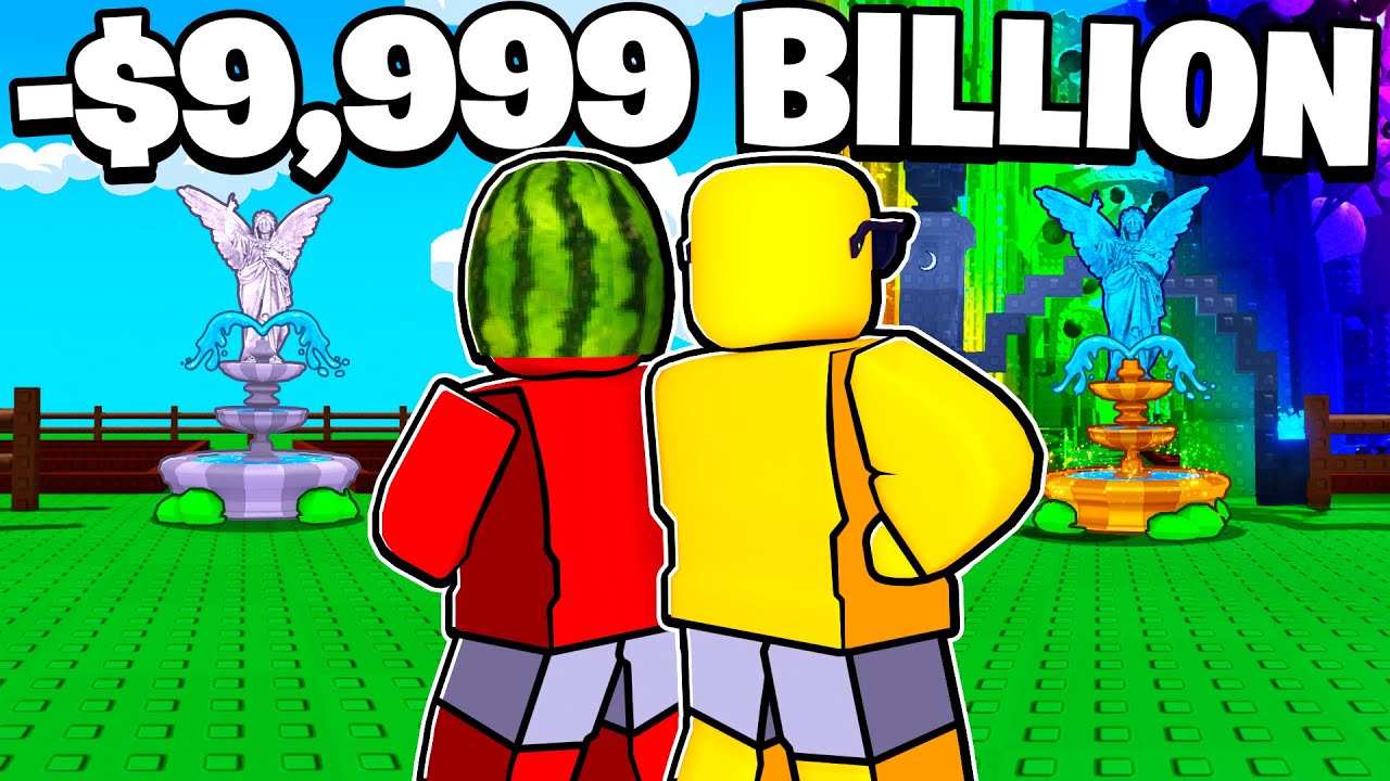 Making THE RICHEST GARDEN in Roblox Grow a Garden