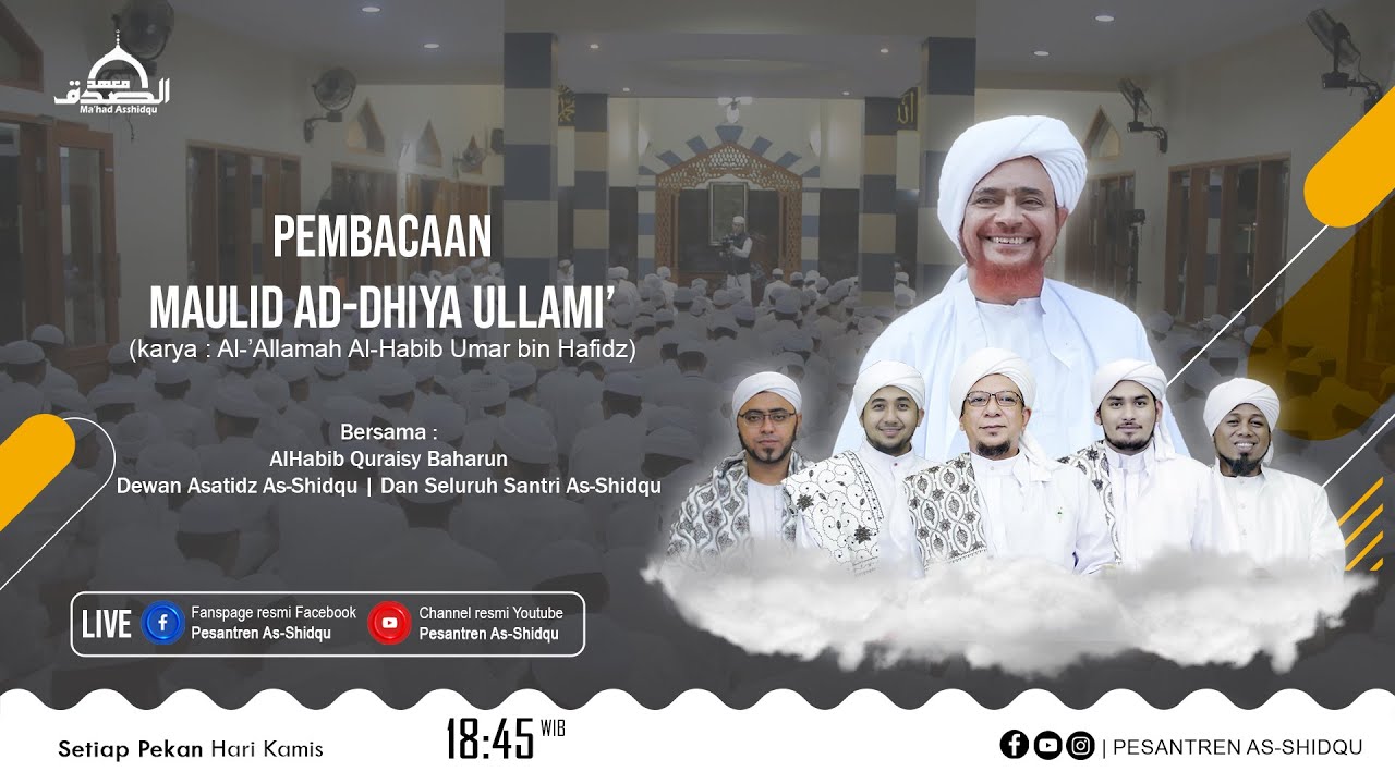 🔴LIVE PEMBACAAN MAULID AD-DHIYAULLAMI' DAN KAJIAN KITAB AKHLAKUL LIL BANIN I 02 JANUARI 2025