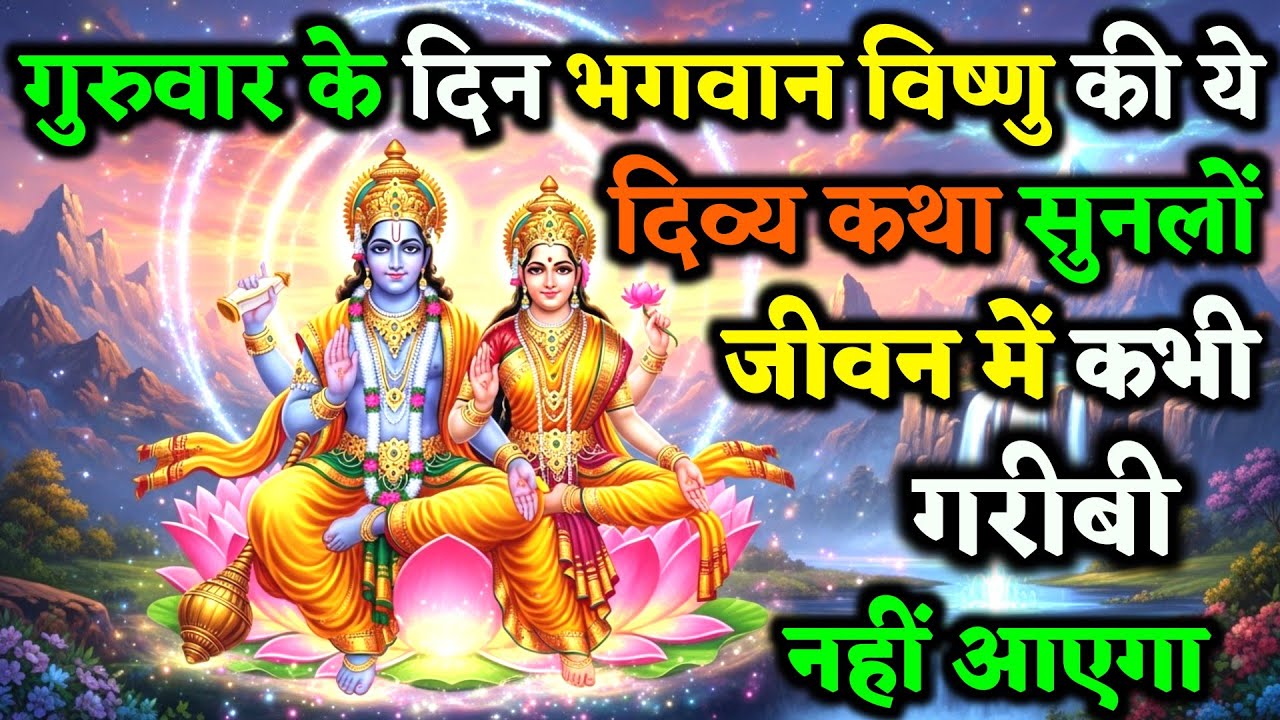 गुरुवार के दिन भगवान विष्णु की ये दिव्य कथा सुनलो जीवन के सारे कष्ट स्वयं दूर हो जाएगी | Vrat Katha