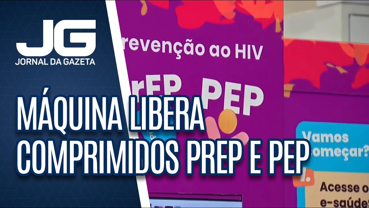 Prefeitura instala máquina que libera comprimidos de PREP e PEP