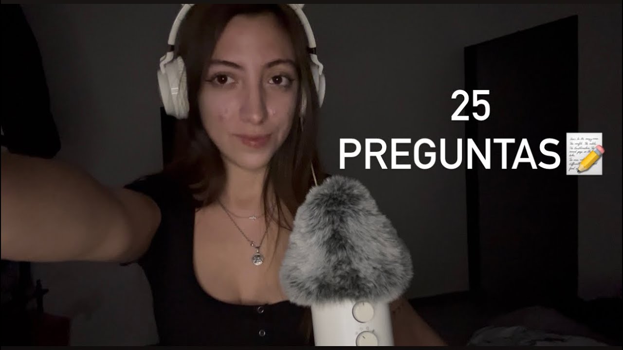 ASMR 25 preguntas personales (susurros, visuales, tapping) 