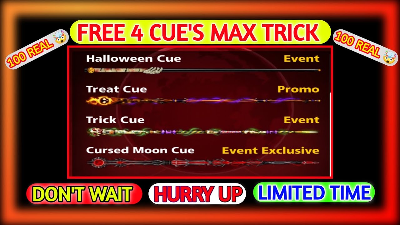 8 ball pool free cue max trick 2022 🤑8 ball pool free cue max trick 🤩 8 Ball Pool Free Rewards