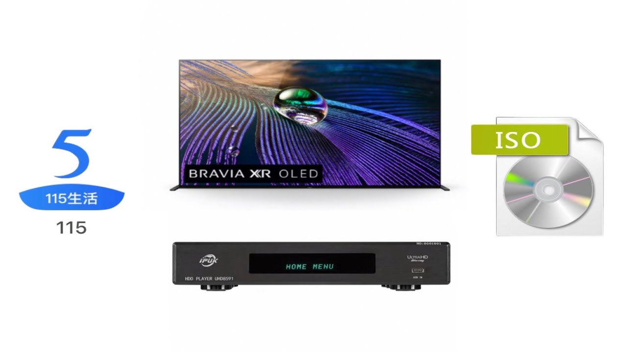 【超级保姆级教程】索尼83A90J+IPUK UHD 8591蓝光机挂载115网盘实现在线播放4k原盘ISO+双层杜比视界+杜比全景声True HD，体验秒杀奈飞！