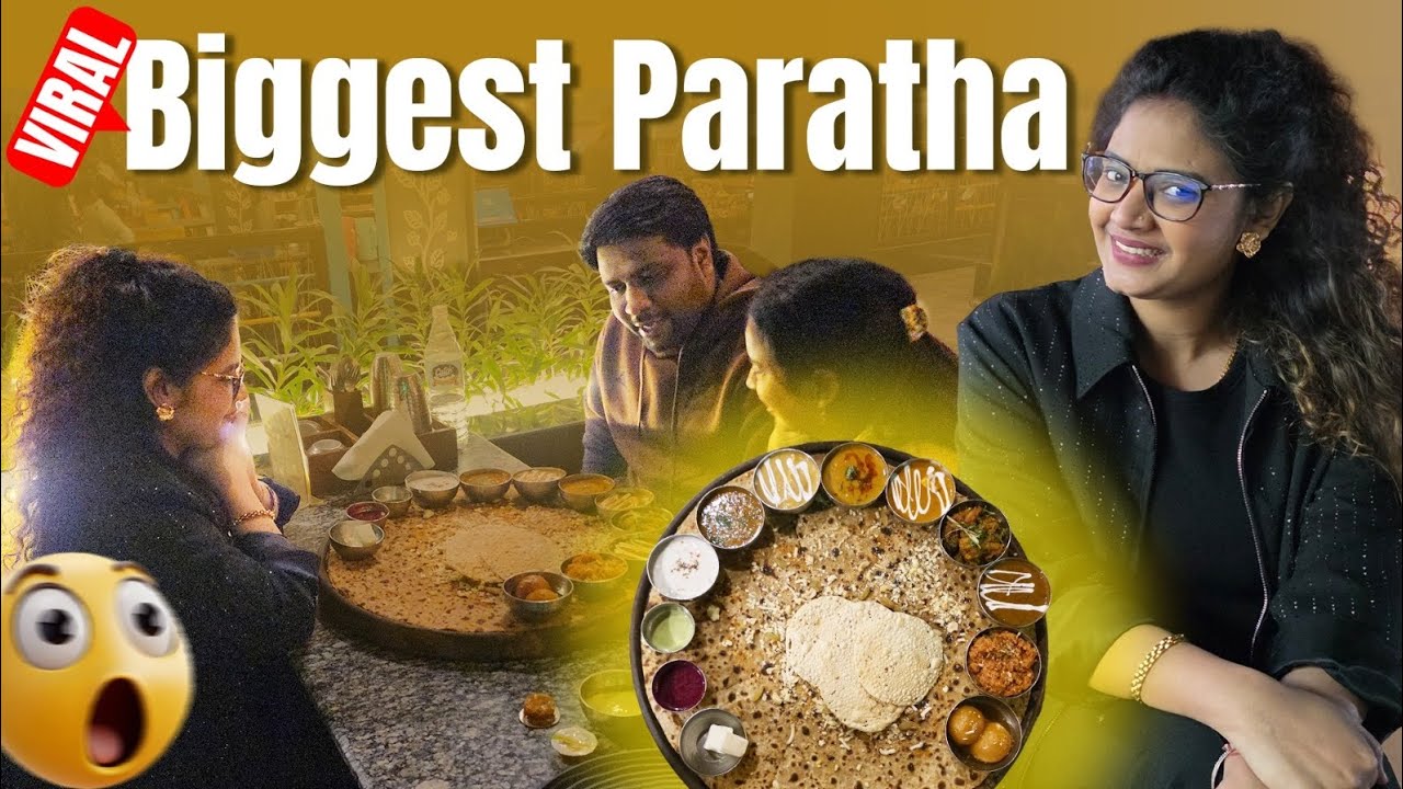 Biggest Paratha in India 🇮🇳 | Ultimate Food Challenge Gone Wrong 😅