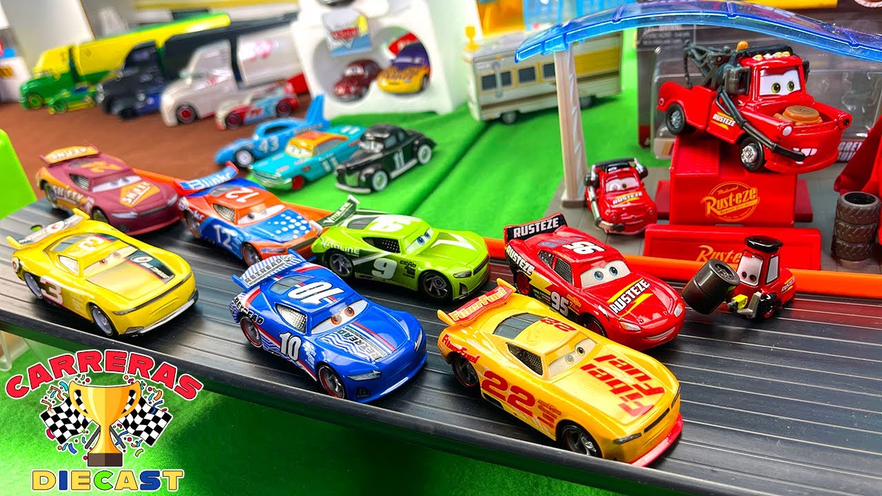DISNEY CARS NASCAR RACERS COLECCIÓN CAMPEONATO parte 1