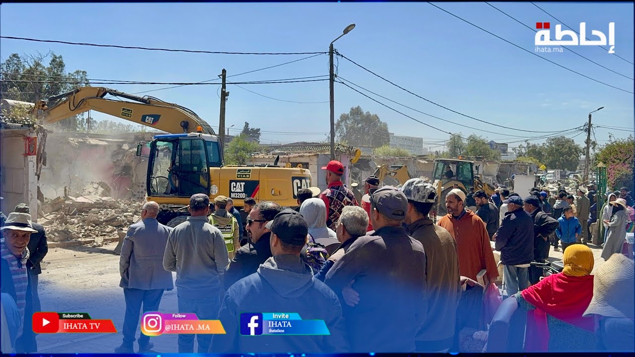 الدارالبيضاء.. هدم محلات بسيدي مسعود