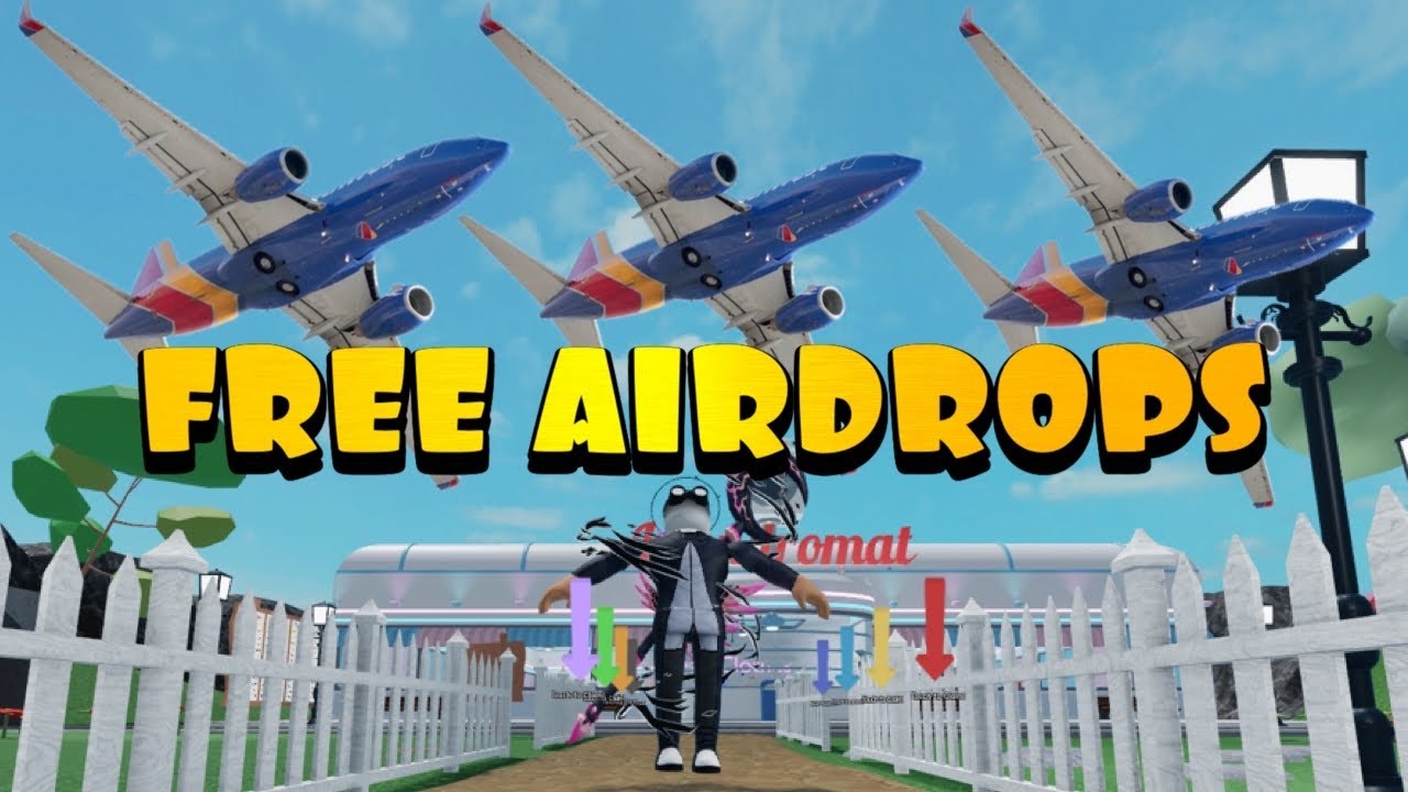 I SPAWNED FREE AIRDROPS TO RANDOM PLAYERS ON LAUNDRY SIMULATOR