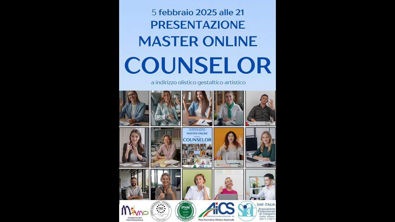 Presentazione Corso Counselor Myamo 2025 2