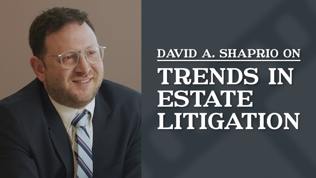 Trends in Estate Litigation | Top Los Angeles Estate Trust & Probate Attorney | David A. Shapiro