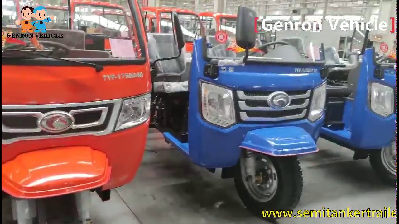 Mine Dump Diesel Tricycle Factory (Workshop)//For Farm Construction Transport Sand Stones Bricks