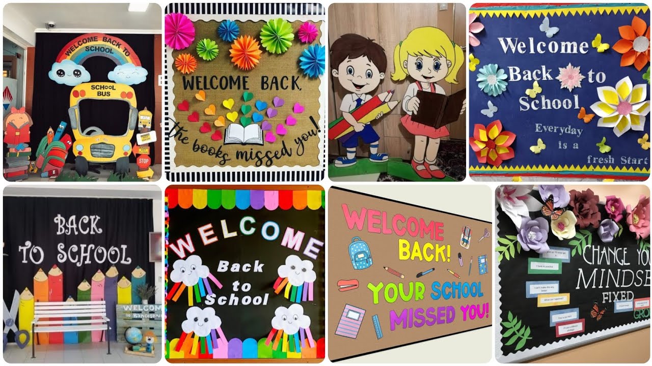 Latest Back to school decoration ideas 2024 |School decoration ideas |Bulletin board ideas