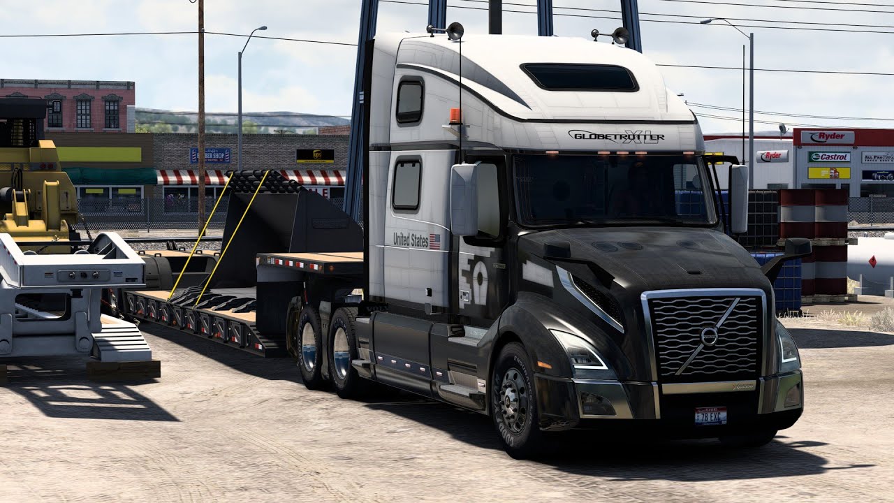 American Truck Simulator |  Gallup (NM) to Lewistown (MT) | Volvo VNL 2018