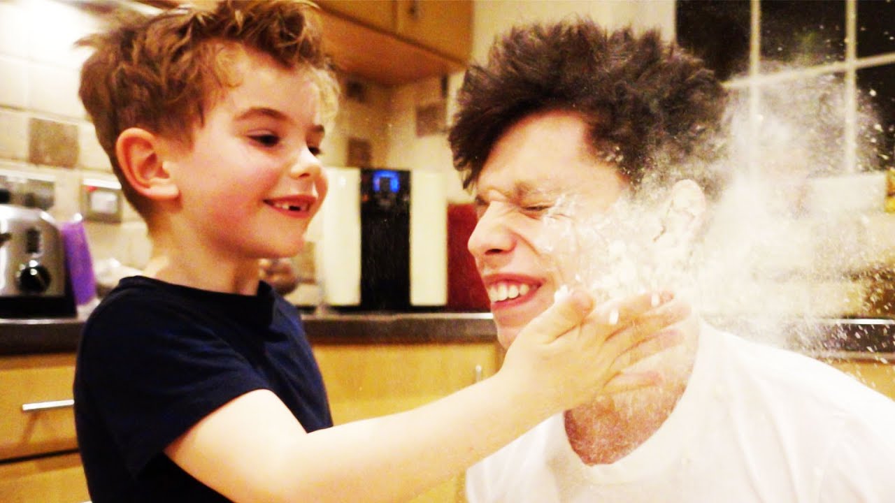 SLOW MOTION FLOUR SLAP!