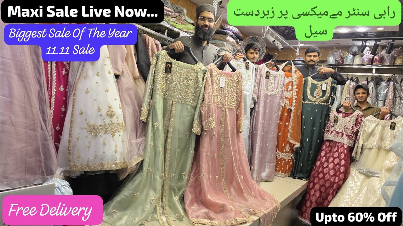 PartyWearMaxi/11.11 Sale/Winter Sale/Maxi Sale/Silk Maxi/Lama Maxi Handmade Maxi @BinEjazbyParisZari