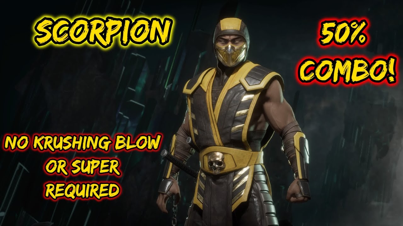 Easy 50% Combo With Scorpion Mortal Kombat 11