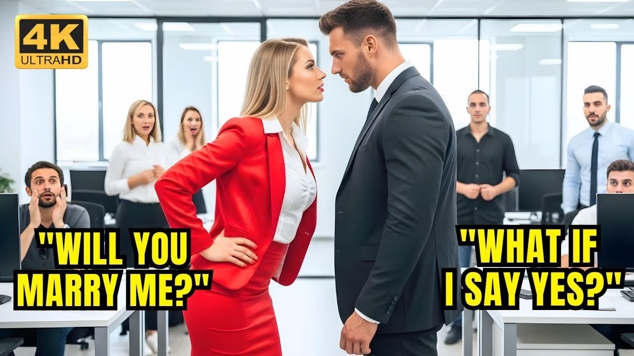 Female CEO Joked, “Will You Marry Me ” — The Single Dad Smiled  “What If I Say Yes ”
