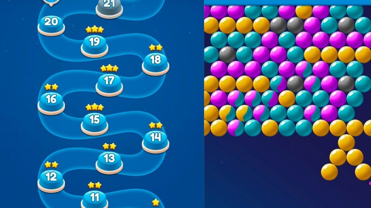 Bubble Shooter// How can play Bubble Shooter game in mobile phone// Easy game play