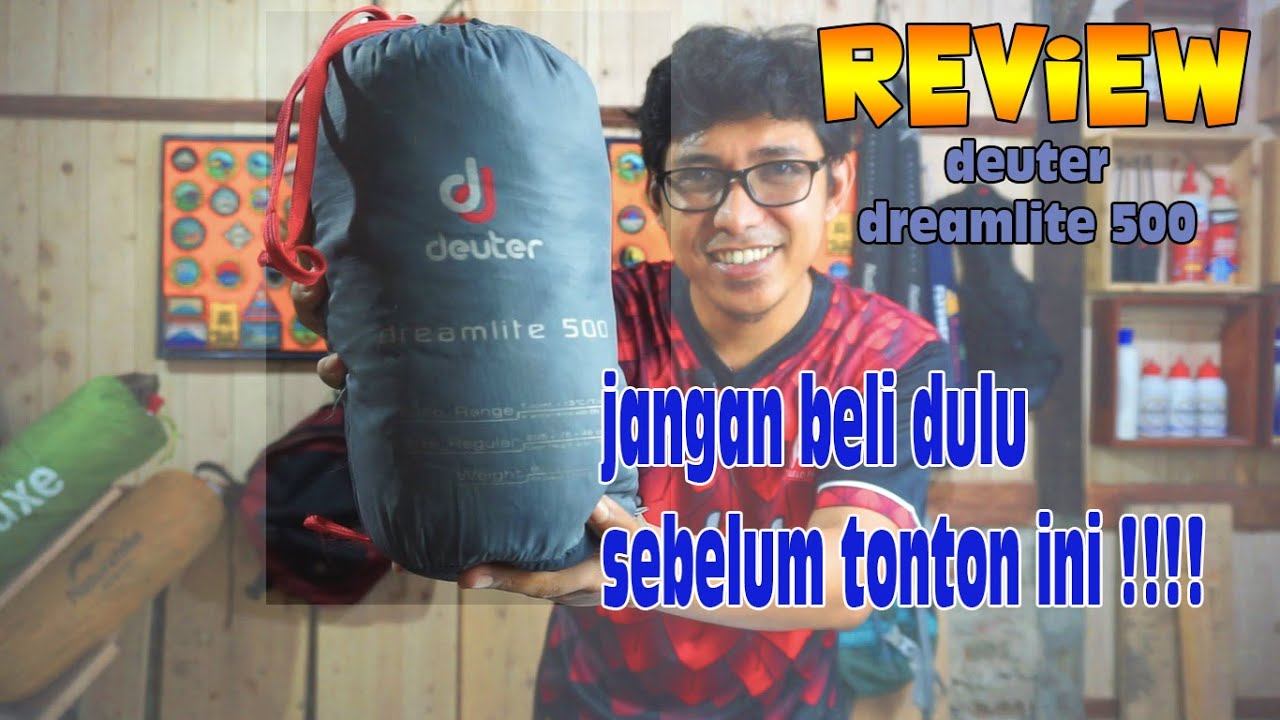 REVIEW SLEEPING BAG DEUTER DREAMLITE 500 / 500 L