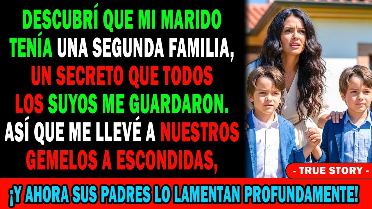 Mi Marido Tenía Otra Familia🏠😡 Y Su Familia Me Lo Ocultó🤐 Huí En Secreto Con Nuestros Gemelos Y