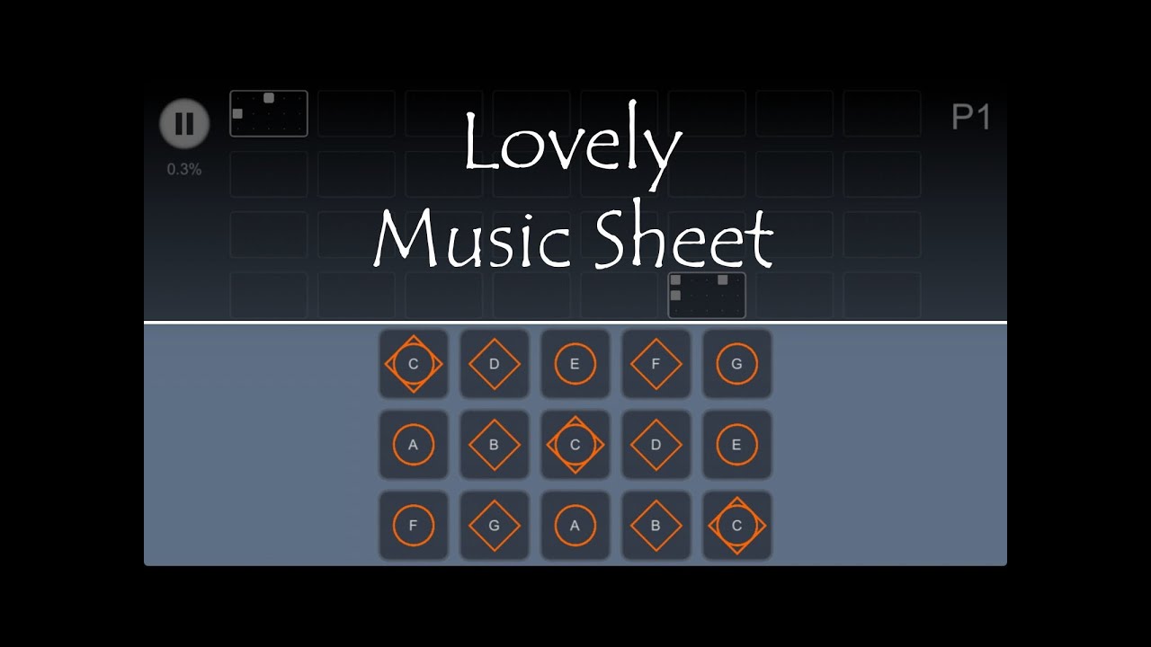 Sky: Children of the Light~ Lovely by Billie Eilish, Khalid; Music Sheet