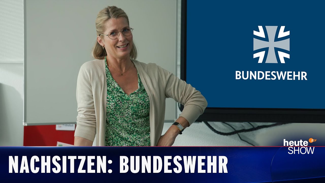 Wie aus der Bundeswehr eine Lachnummer wurde – Nachsitzen mit Frau Niehaus | heute-show