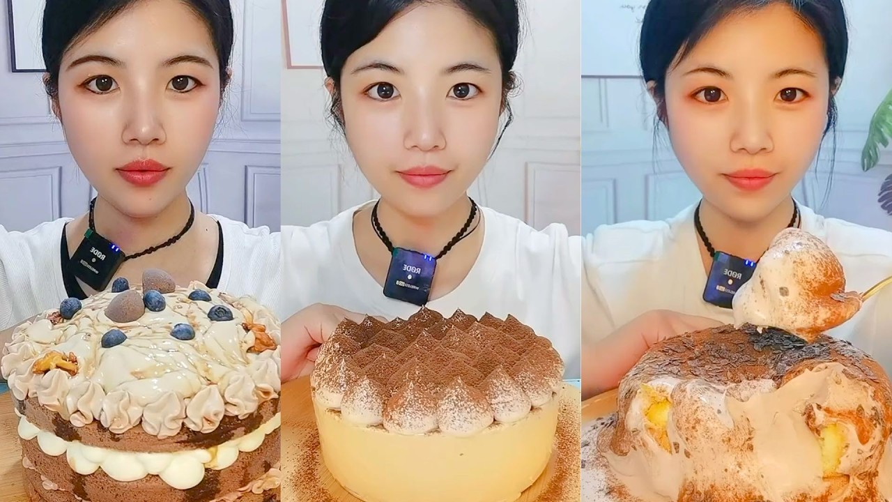 Homemade Cake and Brownie Eating Show | Calm Dessert Mukbang #89
