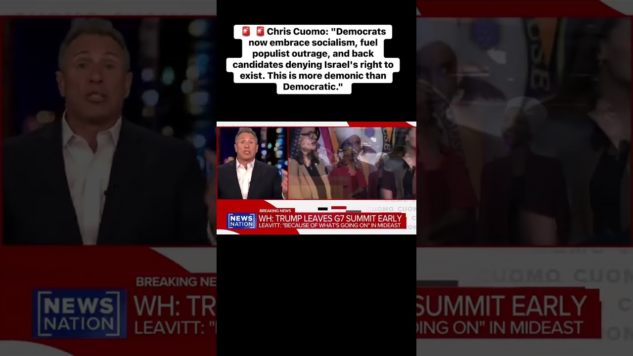 Chris Cuomo calls the demokkkrat party 'demonic'.